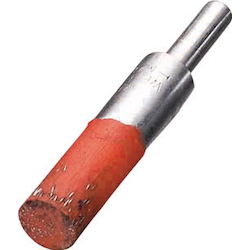 Endbürste mit Sicherheitswelle (Wellendurchmesser 6 mm / Stahldraht) 