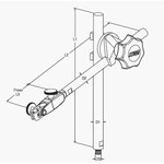 Large PH Holder Strut Type with Fine Tip Adjustment Mechanism