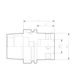 HSK modularer Grundplattenträger