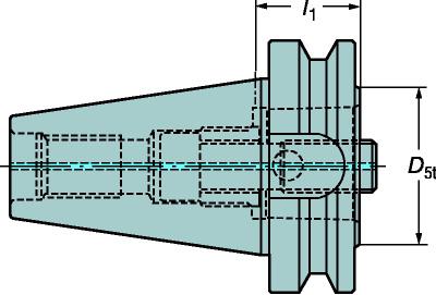 SANDVIK BIG-PLUS MAS-BT auf VL-Adapter