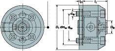 SANDVIK Din 2079 auf Coromant Capto-Adapter