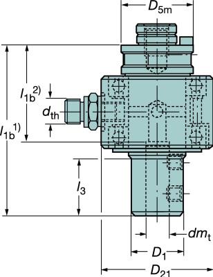 SANDVIK Vl-ISO 9766-Adapter