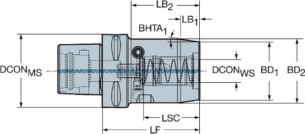 SANDVIK Coromant Capto zu CoroChuck 930