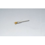 Zylinderbürste / Zylindrische Bürste mit Miniatur-Messingschaft, Drahtdurchmesser 0,15 mm, Schaftdurchmesser 3 mm