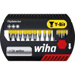 Wiha FlipSelector Y Bit-Satz, mm Phillips, Pozidriv, TORX