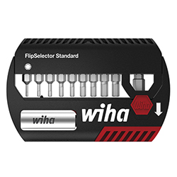 Wiha Bit Set FlipSelector Standard 25 mm Sechskant, 1/4" C6,3