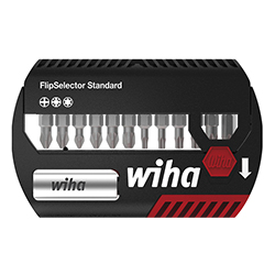Wiha Bit Set FlipSelector Standard 25 mm Pozidriv 14-tlg, TORX®, 1/4" C6,3
