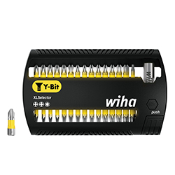 Wiha Bit Set XLSelector Y-Bit 25 mm Phillips, Pozidriv, TORX®, 1/4" C6,3