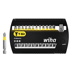 Wiha Bit Set XLSelector Y-Bit 50 mm Phillips, Pozidriv, TORX®, 1/4" E6,3