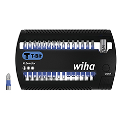Wiha Bit Set XLSelector T-Bit 25 mm Phillips, TORX®, Sechskant, 1/4" C6,3