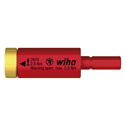 Wiha Drehmoment easyTorque Adapter electric für slimBits und slimVario® Halter in Blister