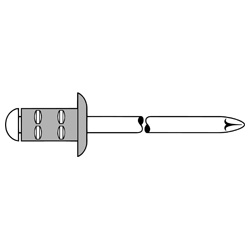 Blindnieten / PolyGrip / rostfreier Stahl, A2-Aluminium / Ausführung wählbar 