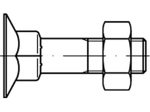 Senkkopfschrauben / Vierkantansatz / DIN 605 