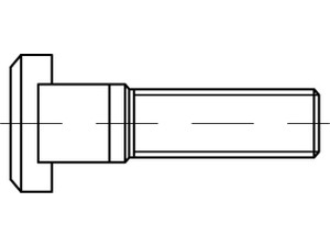 T-Nutenschrauben für Nuten ähnlich DIN 650 / 00787 / Stahl / 8.8 / DIN 787