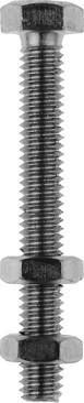 Spannerzubehör - Spindel mit Sechskant-Kopf 207203-M