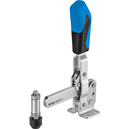 Schnellspanner / 6804E / Spannrichtung vertikal / Griff vertikal / blauer Handgriff