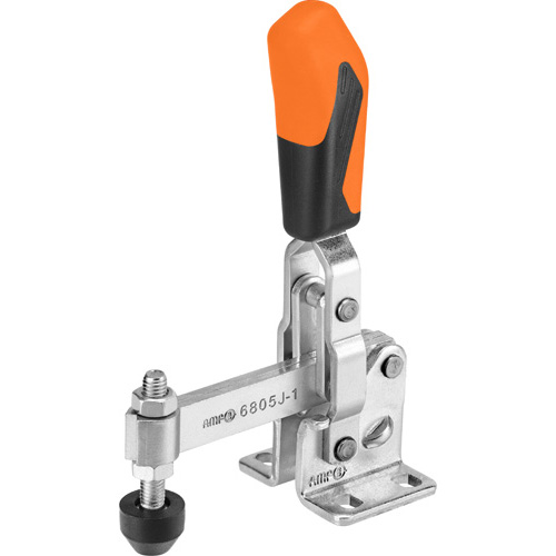 Schnellspanner / 6805J / Spannrichtung vertikal / Griff vertikal / orangefarbener Handgriff