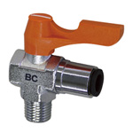Kugelventile / abgewinkelt / Schnellverbinder / Messing / Aceball / BC BC-3308