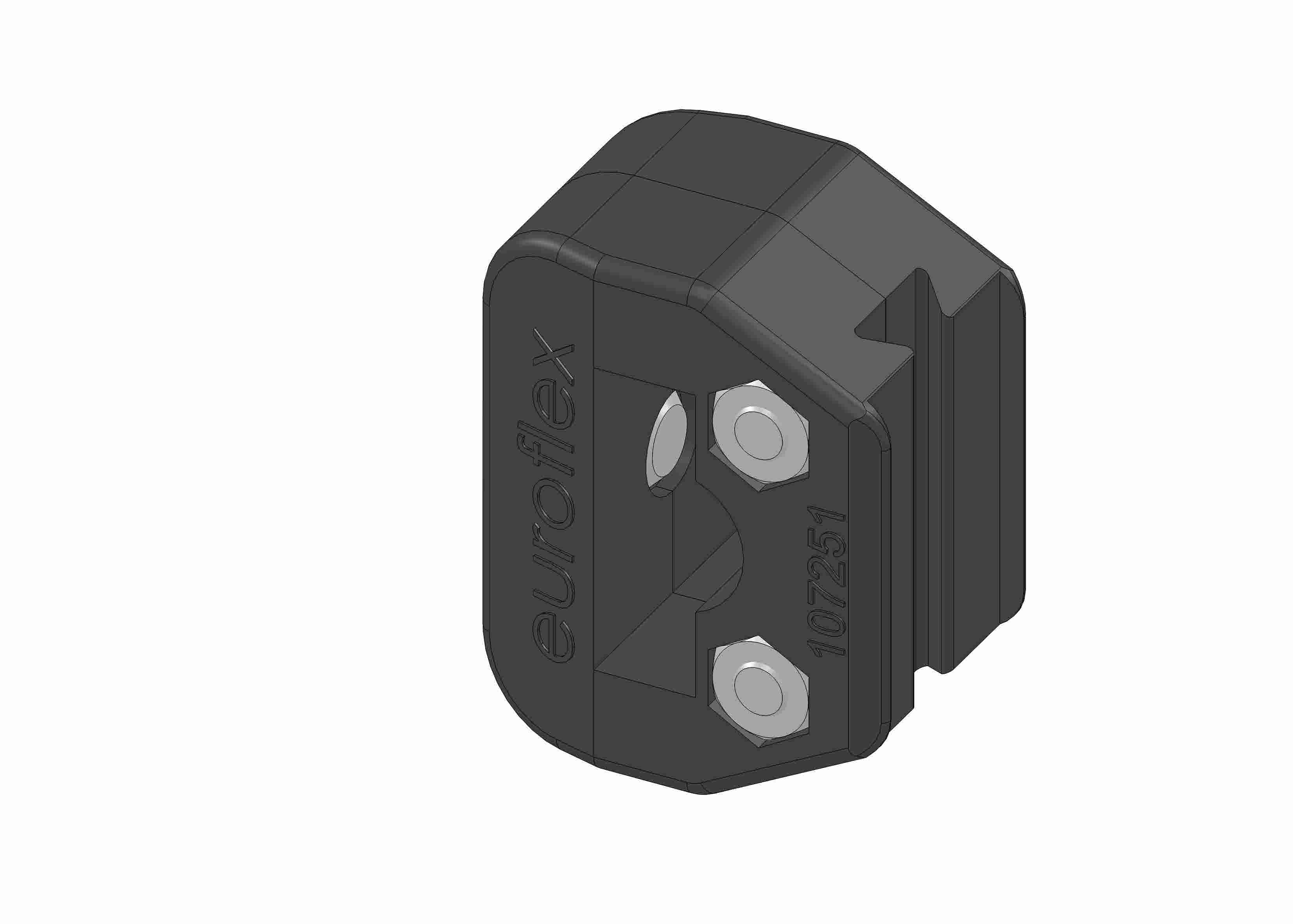 Klemmbride zu Führungsprofil P20 x 20 AL und P25 x 11 AL - 55 / 85 / 195