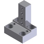 NAAMS L-Block - T-Block, Multiple Hole Configurations, ALB Series