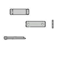CMK2 / CMA2 / CKV2 / JSK2 / JSM2 Stift Halterung U-förmige Klammer von CKD
