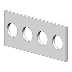 [NAAMS] DISTANZSCHEIBE 4 BOHRUNGEN ASP430