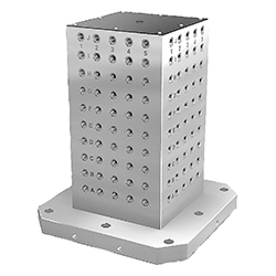 Aufspannwürfel mit rasterbohrungen / form B / GJL300 (01850)