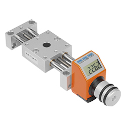 Positioniertisch lange ausführung / mit elektr.positionsanzeiger / aluminium (21124)