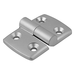 Scharniere aus Aluminium, aushängbar, rechts (27870)