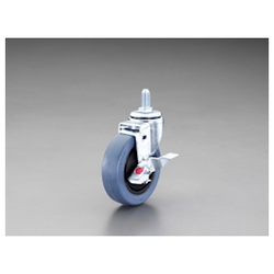 Apparate-Lenkrollen mit Bremse / EA986PT-186 / Kunststoff Rad / Gewindebolzen