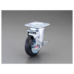 Geräterollen mit Bremse (Lenkrollen) / Raddurchmesser × Breite: 100 × 32 mm. Tragfähigkeit: 120 kg