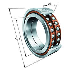 Axial-Schrägkugellager BAX..-F-T-P4S-DBL