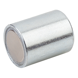 Magnete rund mit Innengewinde (Stabgreifer) aus NdFeB (K0552)