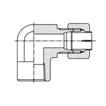 Vibrationsfester Verbinder für NE-Modell Kupferrohrwinkel (innen) 