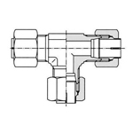 Vibrationsfester Verbinder für NE-Modell Kupferrohr T-Stück KTA12-000E