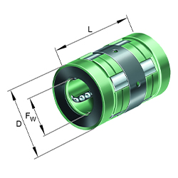 Linear-Kugellager KN..-B, Leichtbau-Reihe, geschlossene Ausführung