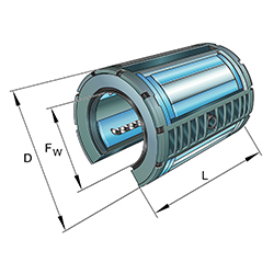 Linear-Kugellager KSO.., Schwerlast-Reihe, offene Ausführung