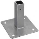 Bodenanker für Aluminium-Strangpressprofile / Mit 4-Punkt-Anker / Ausführung mit 2-Punkt-Anker HFTANK6-3060-SET