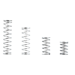 Spiralfedern / VUF, VUL, VUM, VUR / Edelstahl / spiralförmig / Runddraht / 45% bezogen auf Id VUF12-80