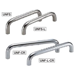 (UNFS-250) Handgriffe / UNF / U-Form / rund / Innengewinde / Stahl,  Edelstahl / poliert, verchromt von NBK | MISUMI