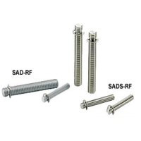 Gewindebolzen für Rändelköpfe / SAD-RF / wechselnd / Stahl, Edelstahl / chromatiert (III-wertig) SADS-M8X50-RF
