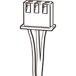 Stecker mit Kabel für Foto-Mikrosensor EE-SPX74 / 84 [EE-1013]