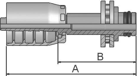 PARKER Parkrimp No-Skive-Armatur 1PW48