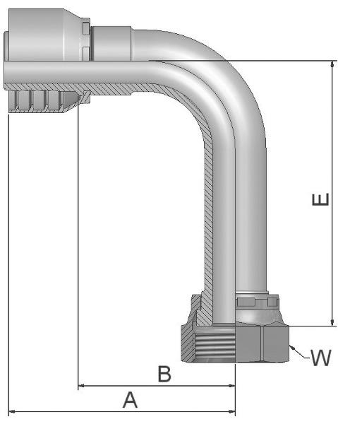 PARKER Parkrimp No-Skive-Armatur 1J148