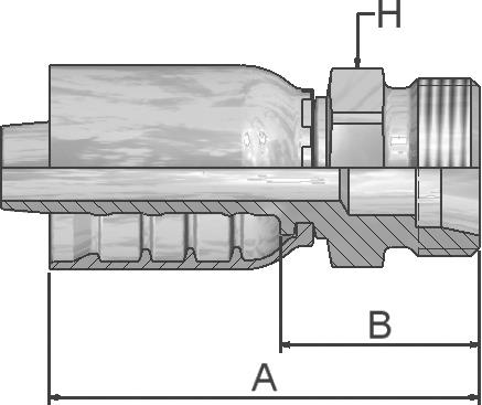 PARKER Parkrimp No-Skive-Armatur 1D277