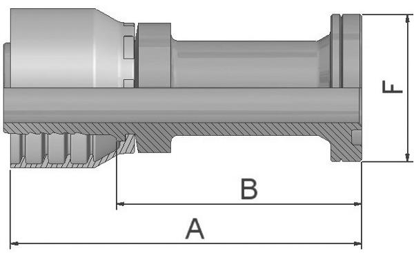 PARKER Parkrimp No-Skive-Armatur 16A48