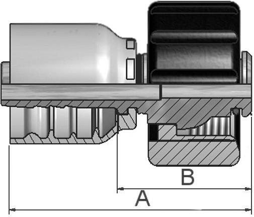 PARKER Parkrimp No-Skive-Armatur 1CW48