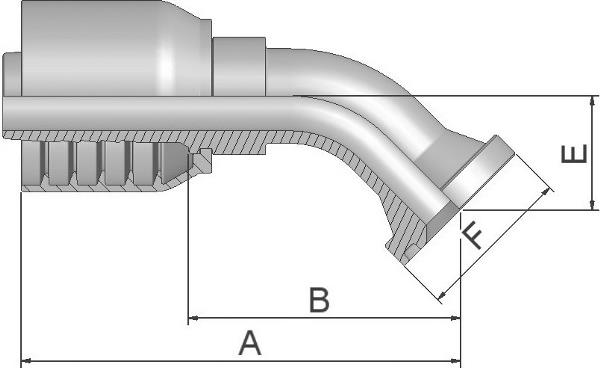 PARKER Parkrimp No-Skive-Armatur 14F73