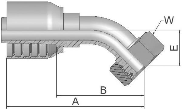 PARKER Parkrimp No-Skive-Armatur 10C70