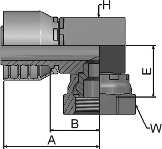 PARKER Parkrimp No-Skive-Armatur 1B446